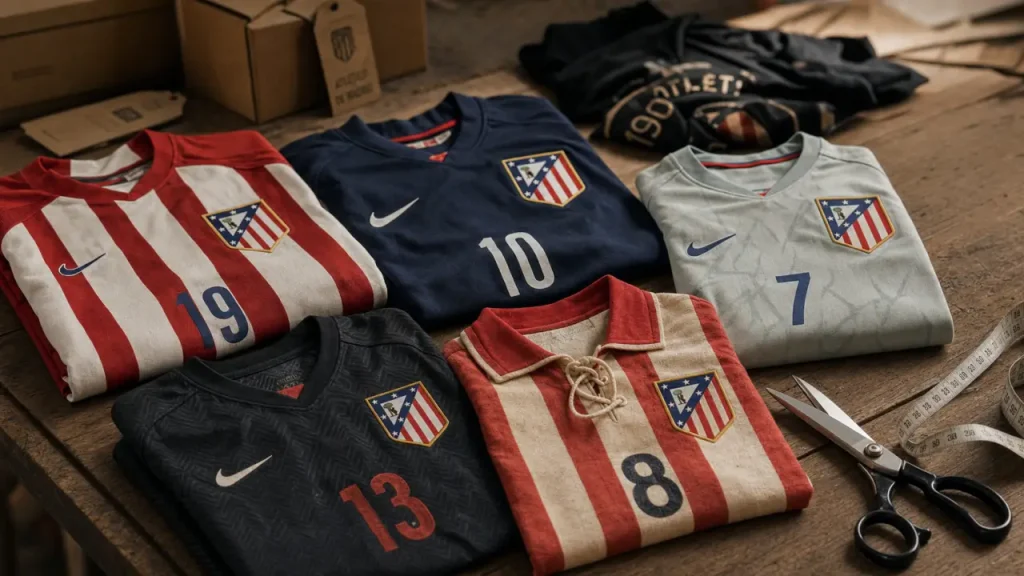 Maillot Atlético Madrid : domicile, extérieur, third, gardien ou vintage, le bon choix selon l’usage