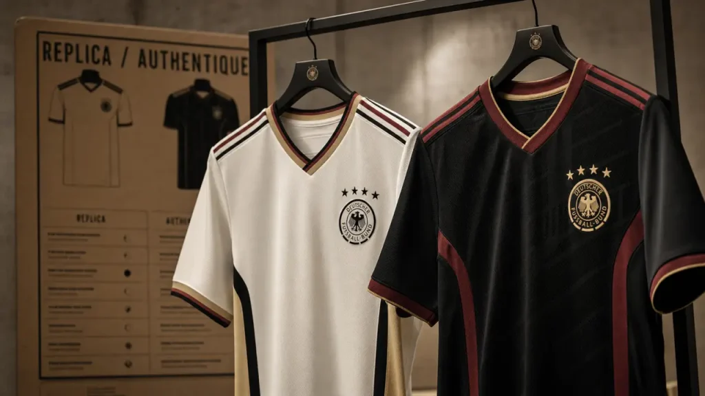 Replica ou Authentique : quel maillot Allemagne choisir sans se tromper ?
