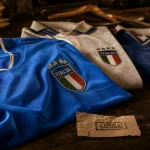 Maillot de foot italie bleu azur, domicile et héritage quatre étoiles