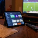 Yacine TC : Yacine TV APK sur tablette Android en salon