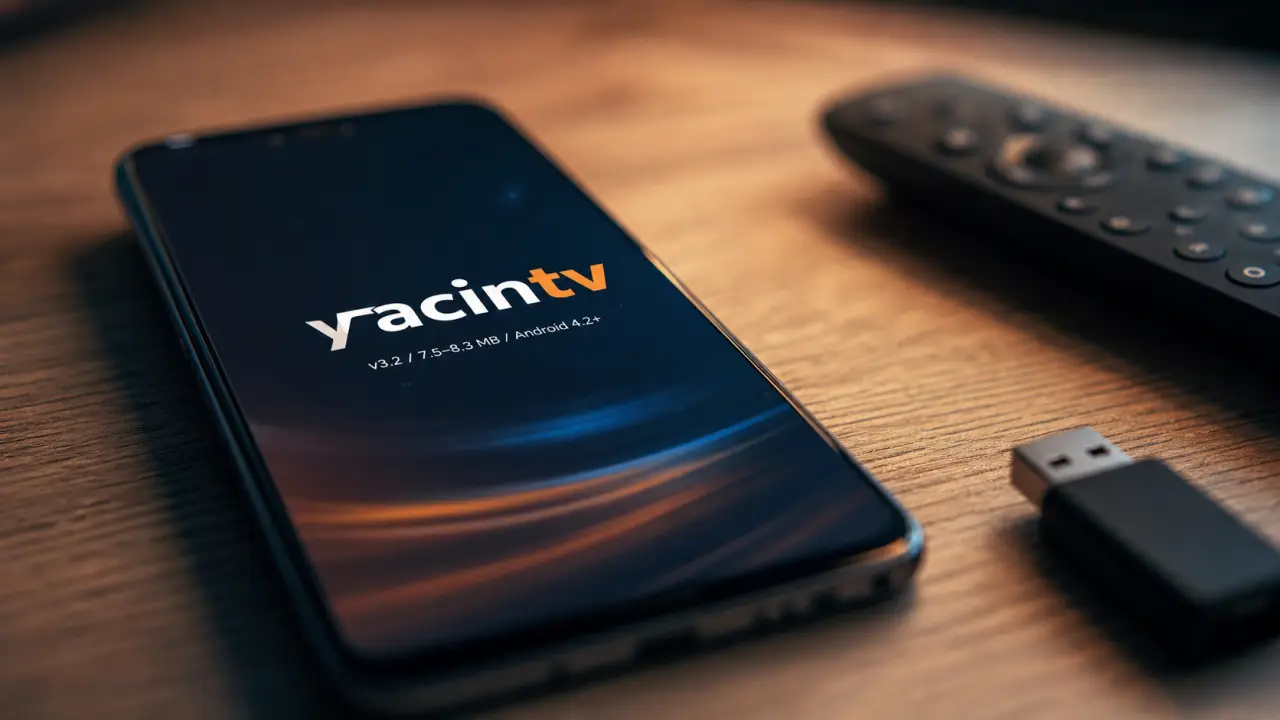 yacintv APK v3.2 compatible Android 4.2+ (7,5–8,3 MB)