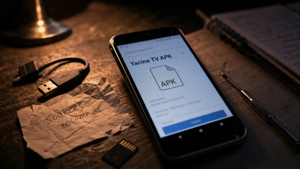 Yacone TV : APK Yacine TV, installation Android 4.2+ et précautions avant téléchargement