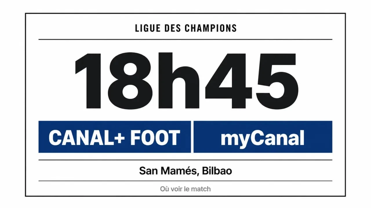 Où regarder arsenal football club ath bilbao : Canal+ Foot, myCanal et coup d’envoi à 18h45