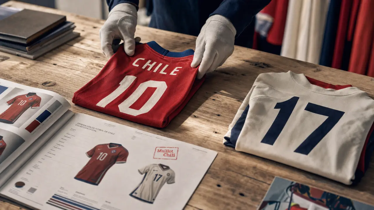 Maillot chili domicile et extérieur flocage officiel, prix