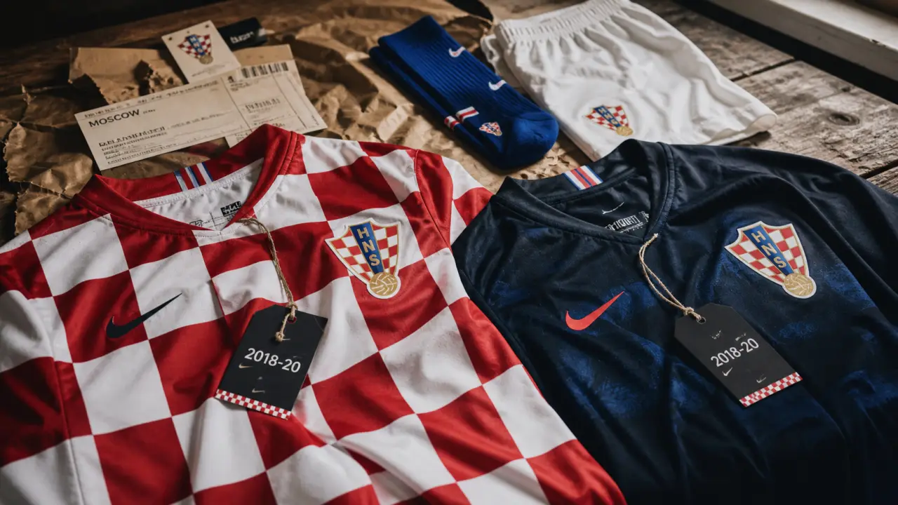 Maillot croatie 2018 domicile et extérieur, authenticité