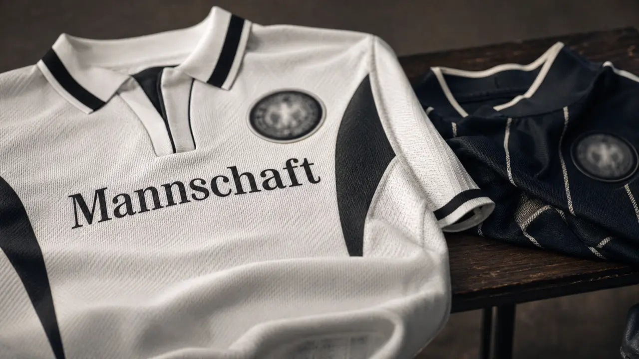Maillot mannschaft blanc domicile, héritage allemand
