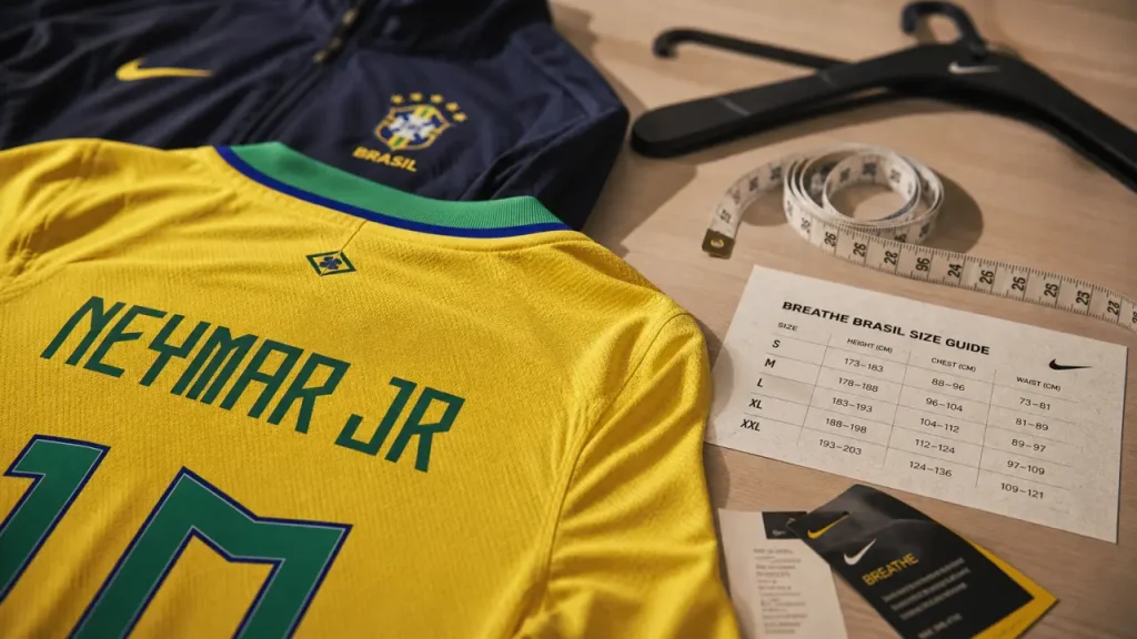 Maillot Neymar Brésil : version fan ou match, quelle taille prendre et quel flocage choisir ?