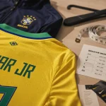 maillot neymar bresil jaune : flocage Neymar Jr, guide tailles