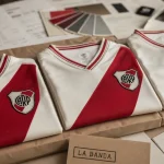 maillot river plate avec LA BANDA, trois modèles comparés