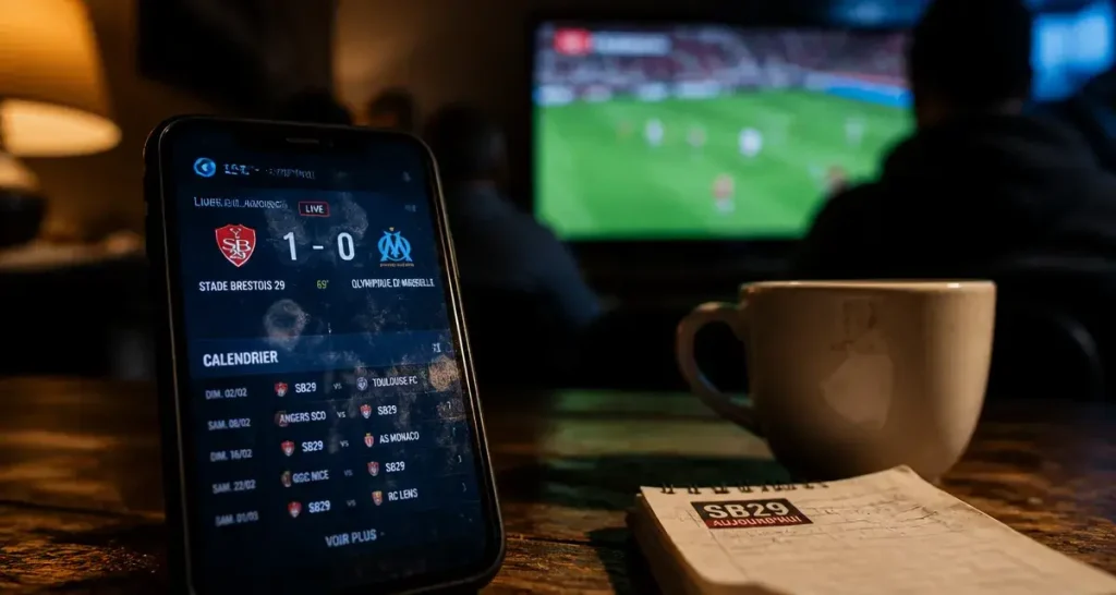 Match du Stade Brestois aujourd’hui : comment suivre le direct, les scores et la diffusion TV