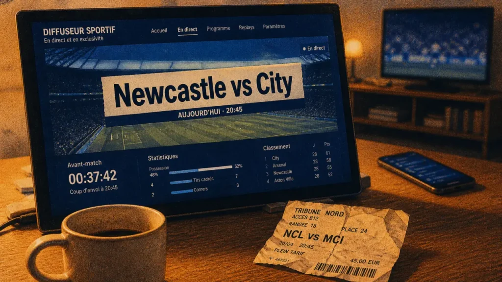Newcastle United – Manchester City : chaîne TV, streaming et heure selon votre pays