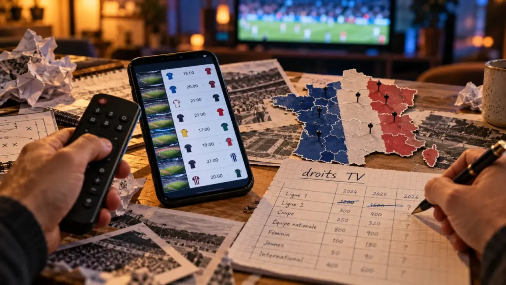 Droits TV du football : diffuseurs, prix de Ligue 1+ et revenus des clubs