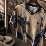 Maillot de football concept original, sans logo, photo éditoriale
