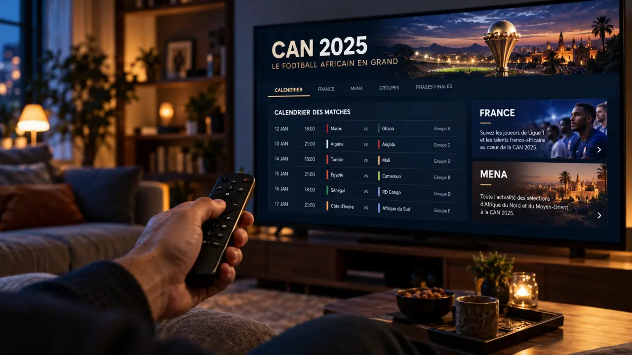 bein sports can 2025 sur TV : CAN 2025 France et MENA