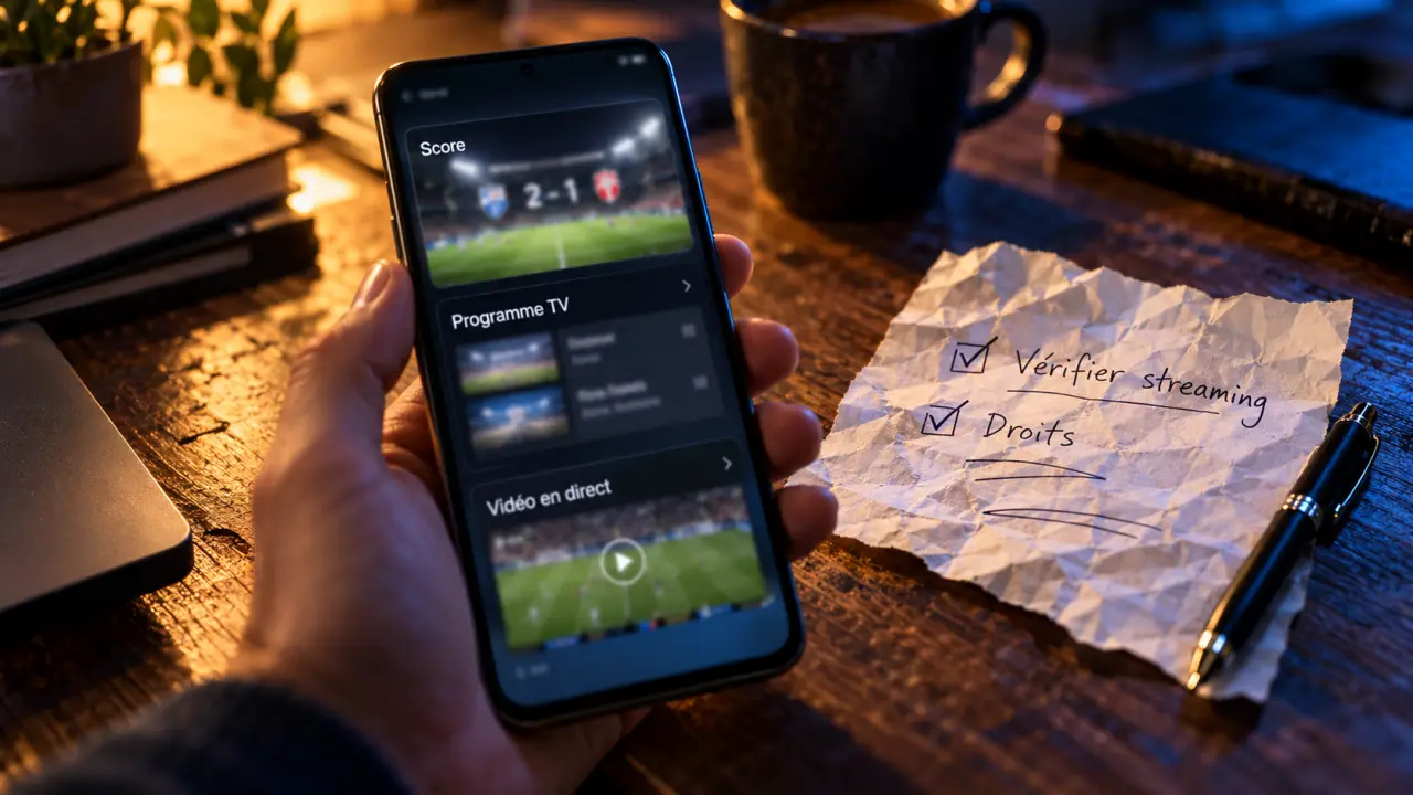 Live streaming football tv app : vérifier le vrai direct avant de télécharger