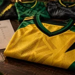 Maillot football jamaique plié : domicile, extérieur et third