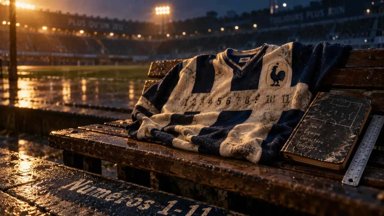 numero maillot football : maillot numéroté 1 à 11 au stade